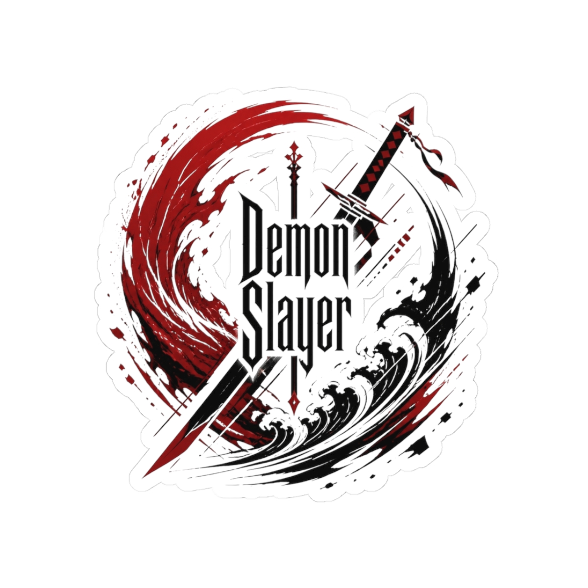 Demon Slayer "Demon Slayer" Sticker - alternate angle 1, merchandise