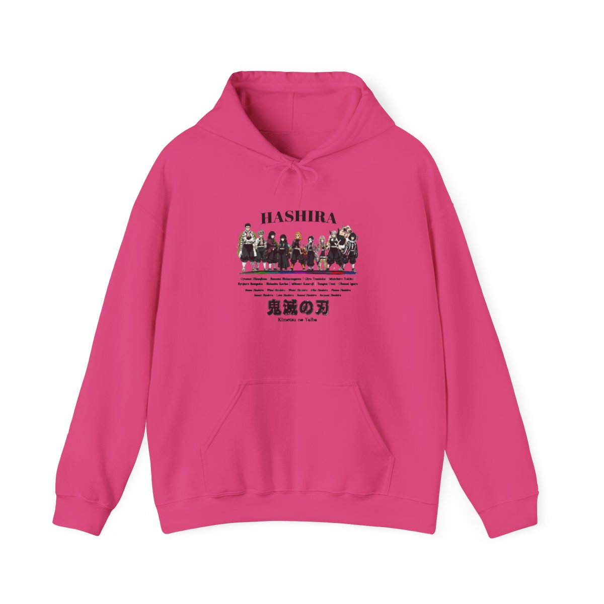 Demon Slayer: Kimetsu No Yaiba Hashira Titles Hoodie - alternate angle 2, merchandise