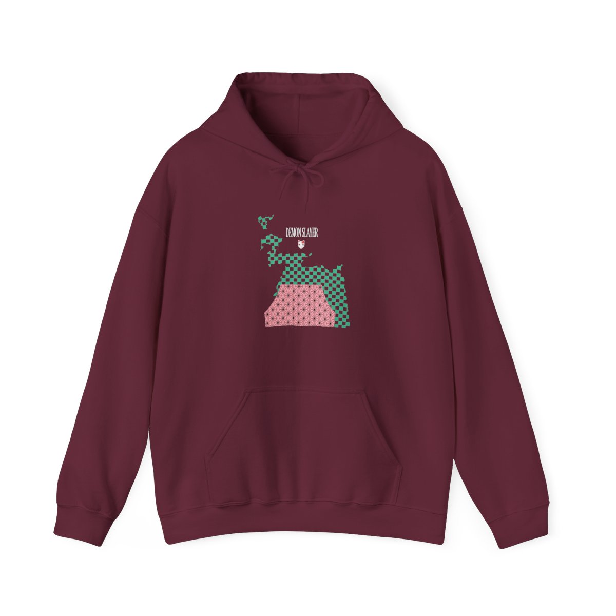 Demon Slayer: Kimetsu no Yaiba Contrast Print Hoodie - alternate angle 4, merchandise