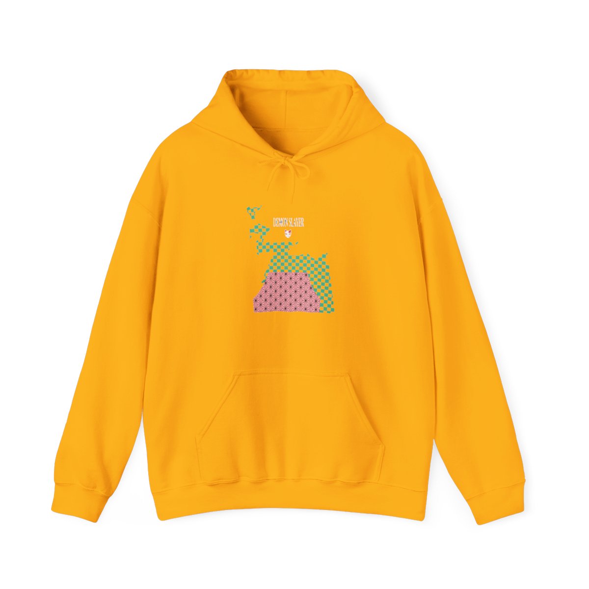 Demon Slayer: Kimetsu no Yaiba Contrast Print Hoodie - alternate angle 3, merchandise