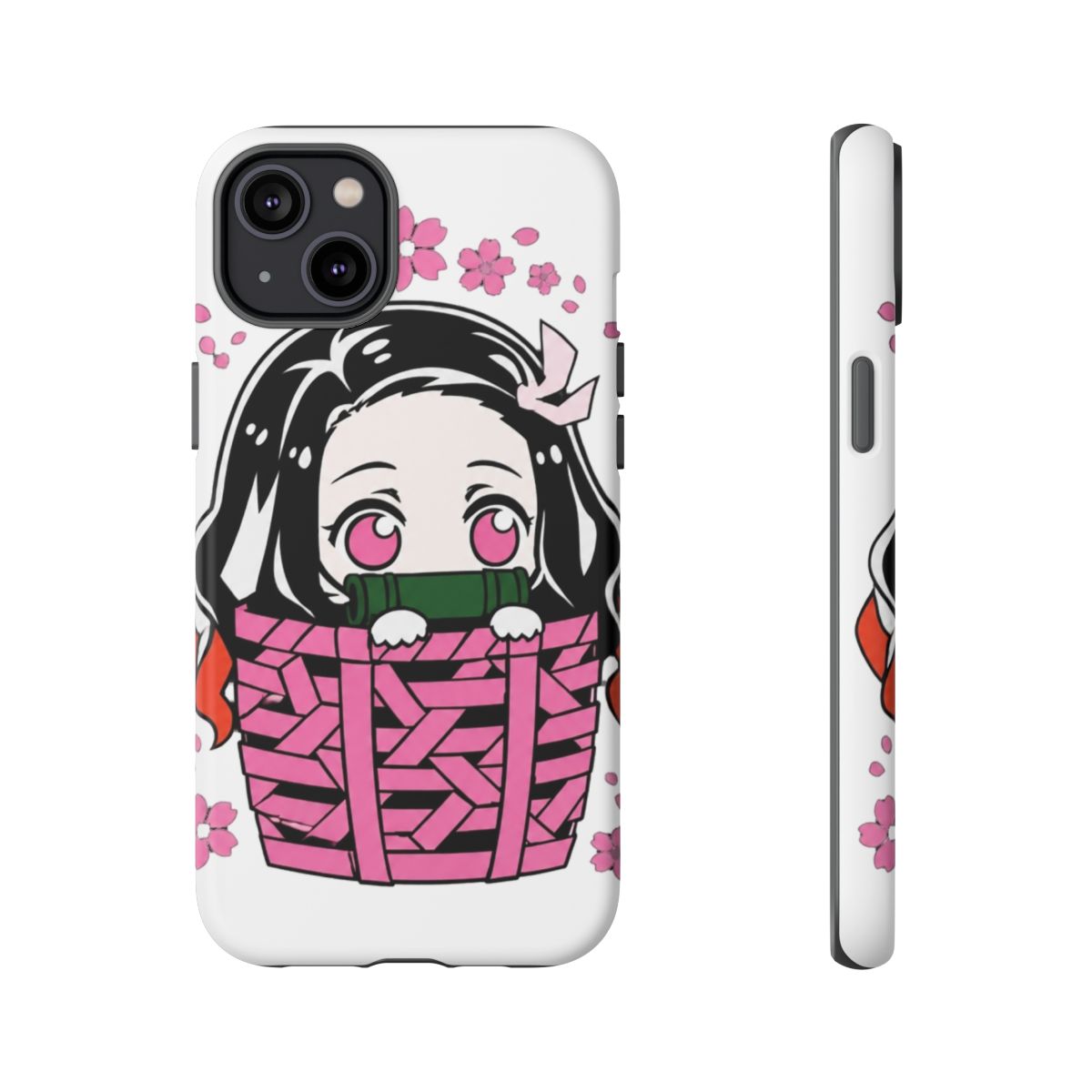 Demon Slayer Nezuko Kamado Phone Case - alternate angle 2, merchandise