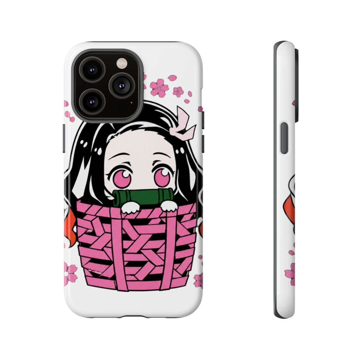Demon Slayer Nezuko Kamado Phone Case - alternate angle 3, merchandise