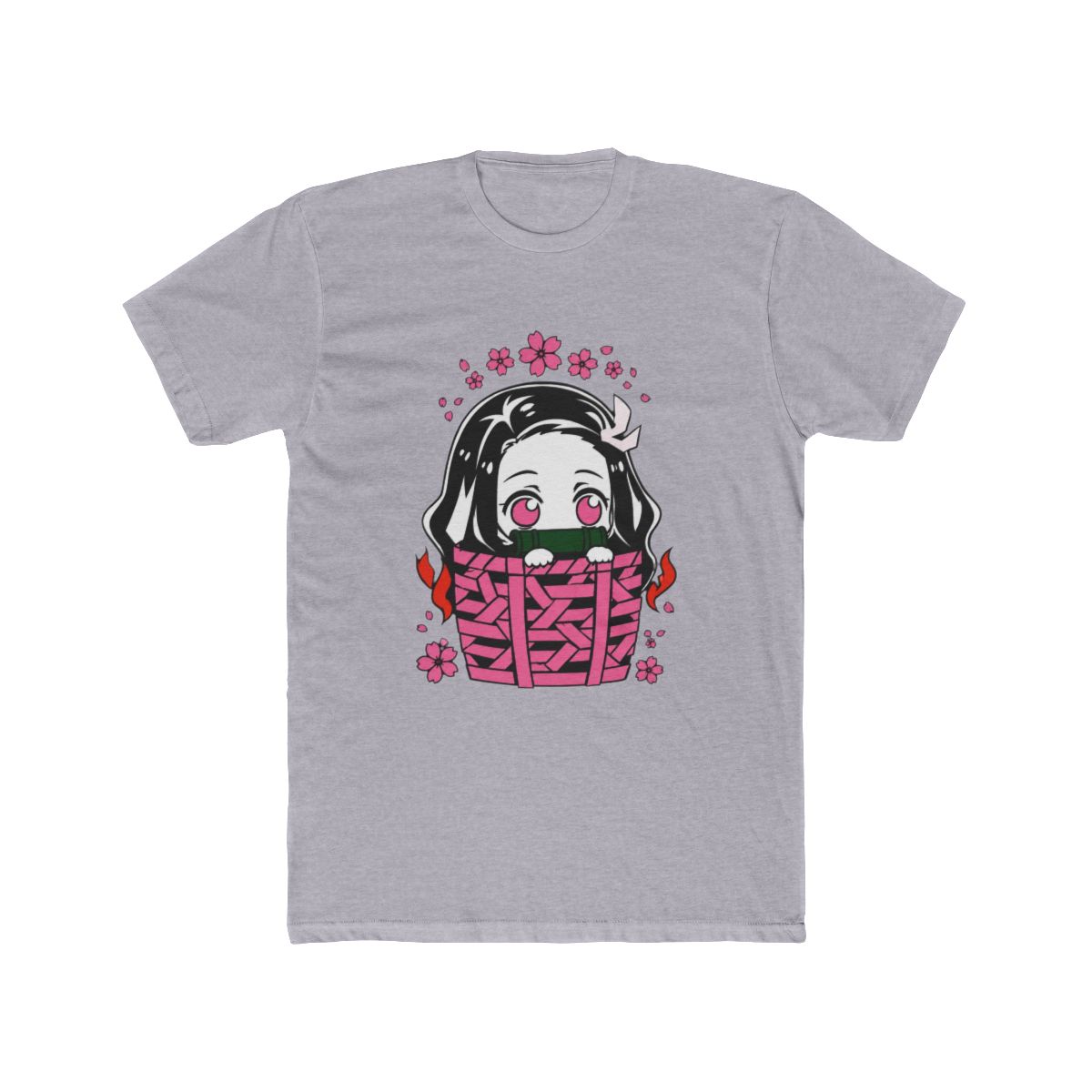Demon Slayer Nezuko Kamado Long Sleeve T Shirt - alternate angle 3, merchandise