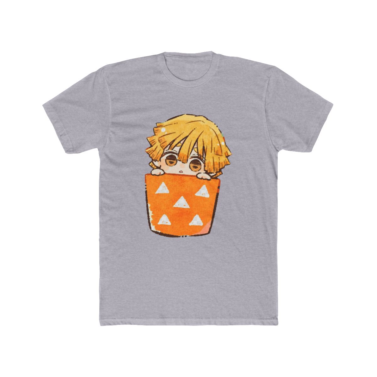 Chibi Zenitsu from Demon Slayer T Shirt - alternate angle 4, merchandise