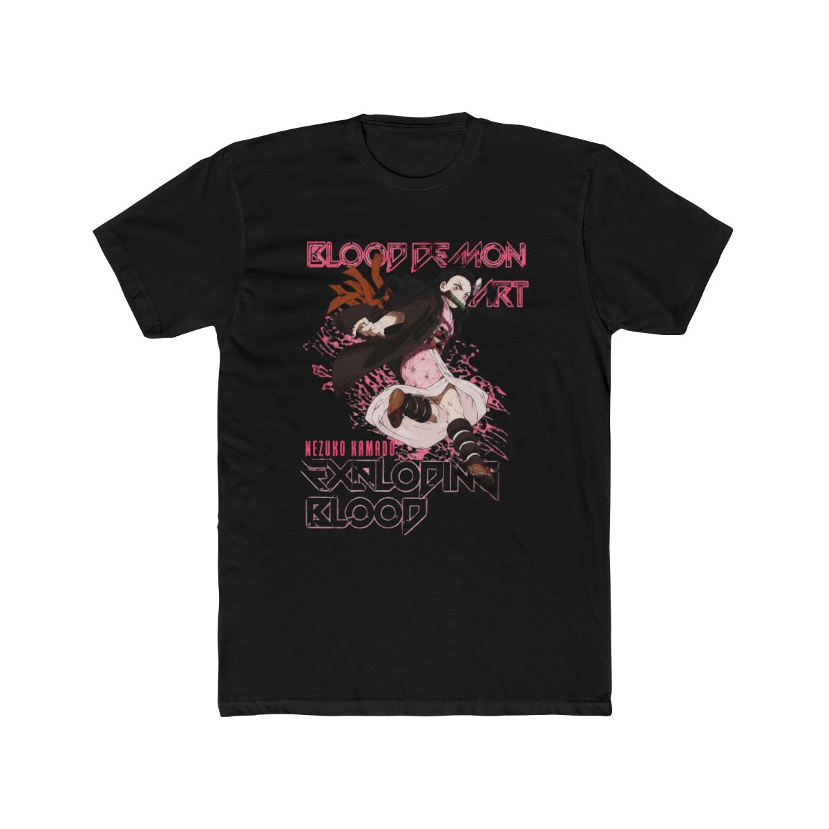 Demon Slayer: Kimetsu No Yaiba Blood Demon Art T Shirt - alternate angle 3, merchandise