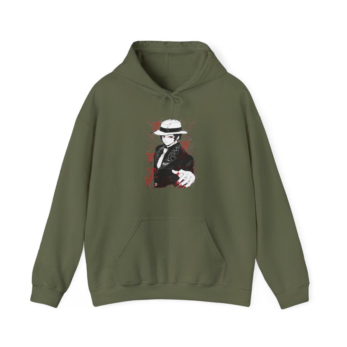 Muzan Kibutsuji Hoodie Demon Slayer Suit Design - alternate angle 4, merchandise