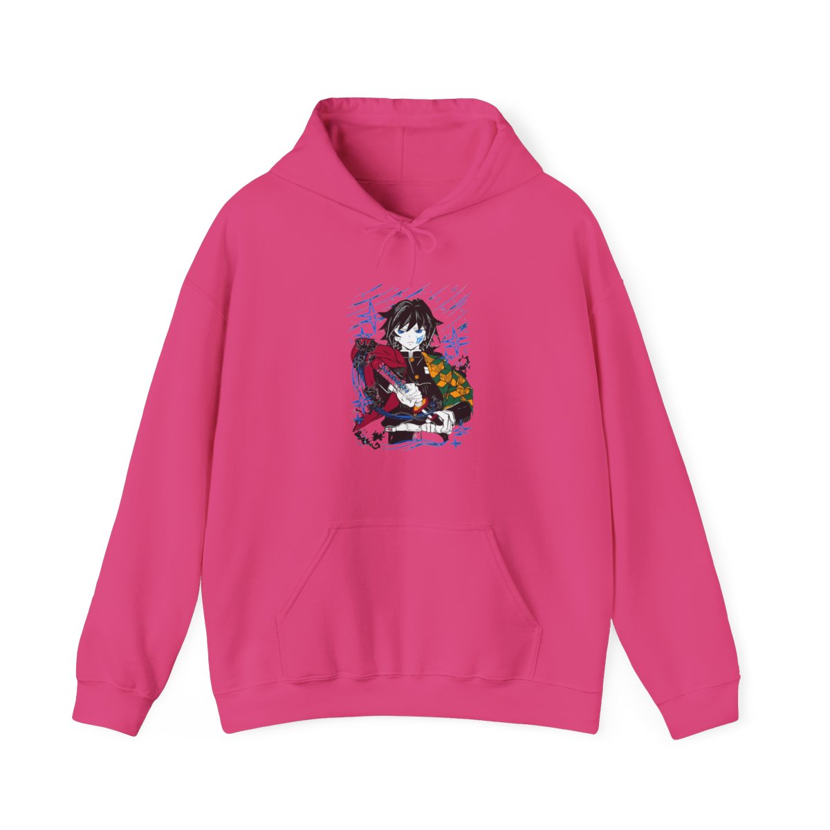 Demon Slayer Hoodie Giyu Tomioka Water Hashira Jumper - alternate angle 3, merchandise