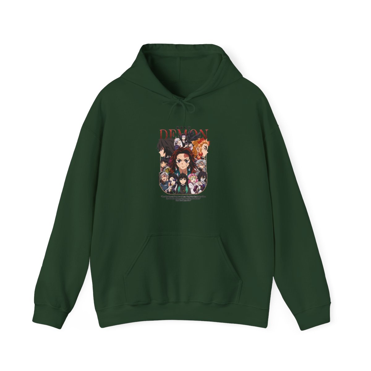 Demon Slayer Hoodie Corps United Hashira Fighters - alternate angle 5, merchandise