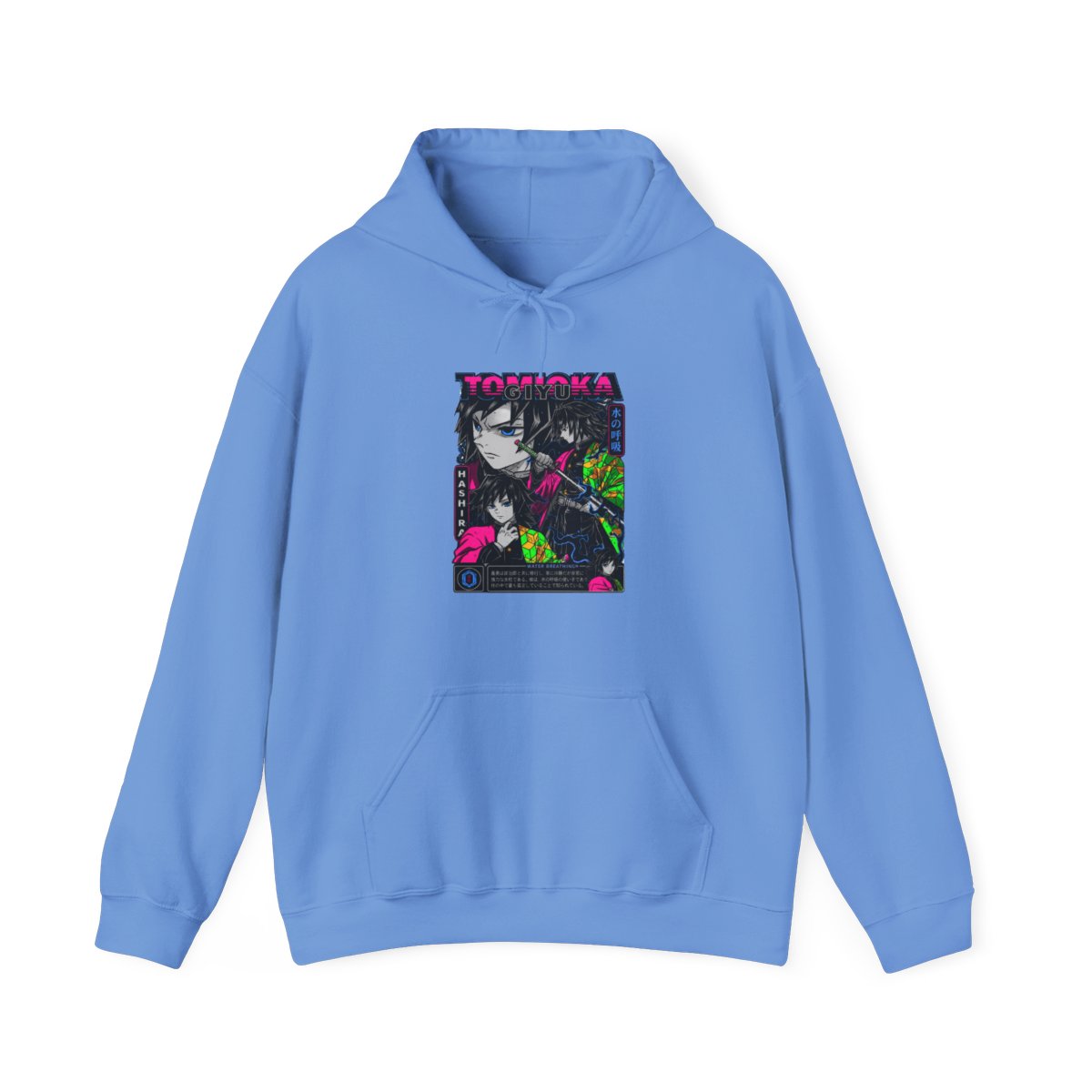 Giyu Hoodie Demon Slayer Water Hashira Dual Faces - alternate angle 2, merchandise